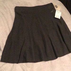 Grey flare out skirt